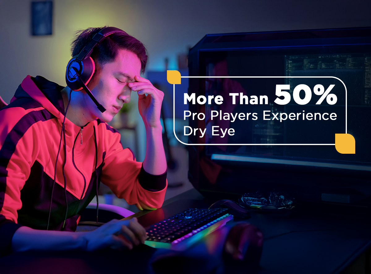 More Than 50% Pro Players Experience Dry Eye