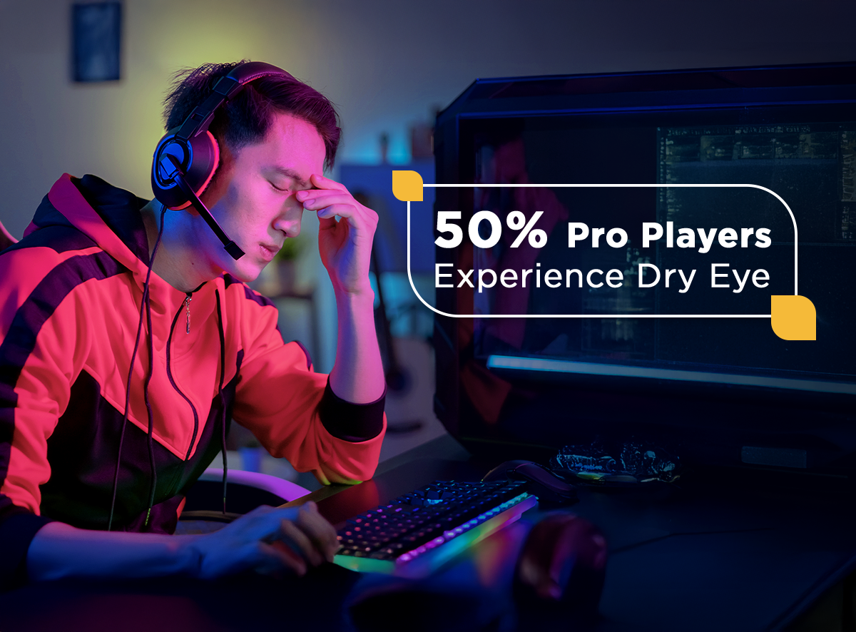 More Than 50% Pro Players Experience Dry Eye