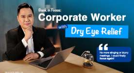 Back in Focus: A Corporate Worker With Dry Eye Relief.