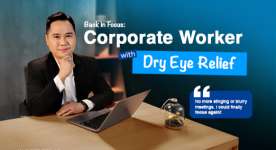 Back in Focus: A Corporate Worker With Dry Eye Relief.