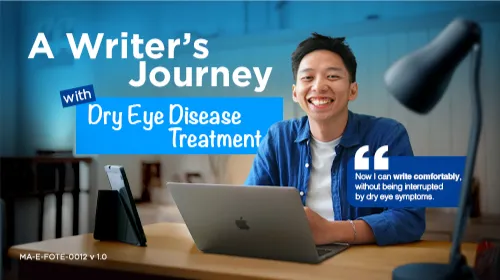 A Writer’s Journey: With Dry Eye Disease Treatment
