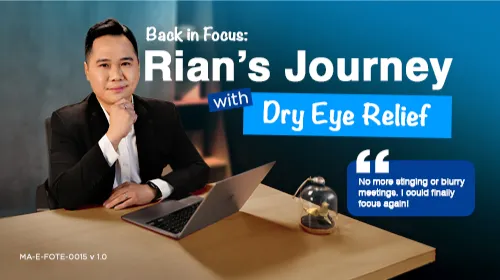 Back in Focus: A Corporate Worker With Dry Eye Relief.